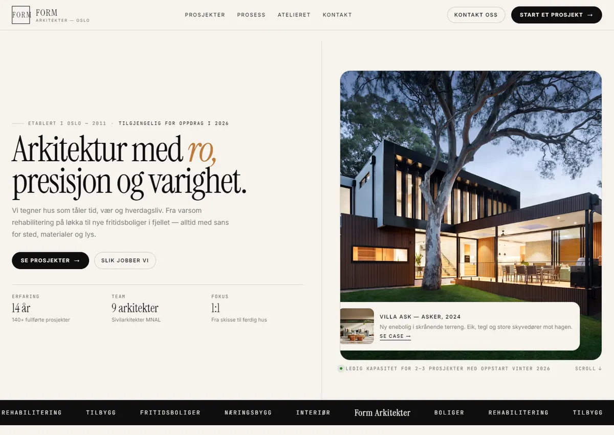 Designkonsept: Form Arkitekter