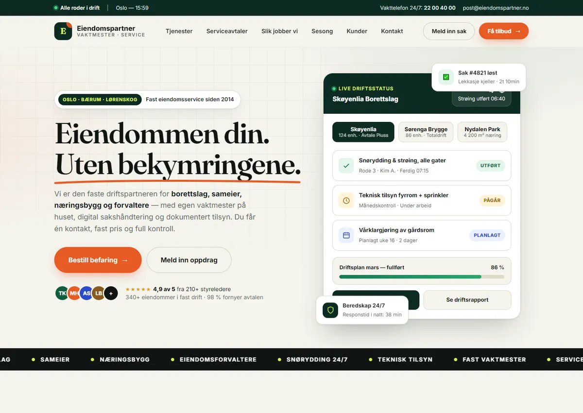 Designkonsept: Eiendomspartner AS