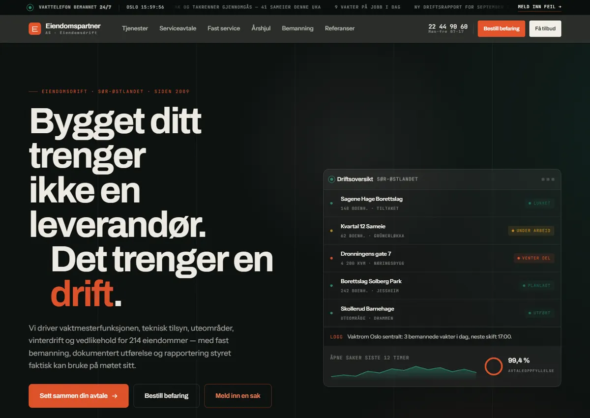 Designkonsept: Eiendomspartner AS