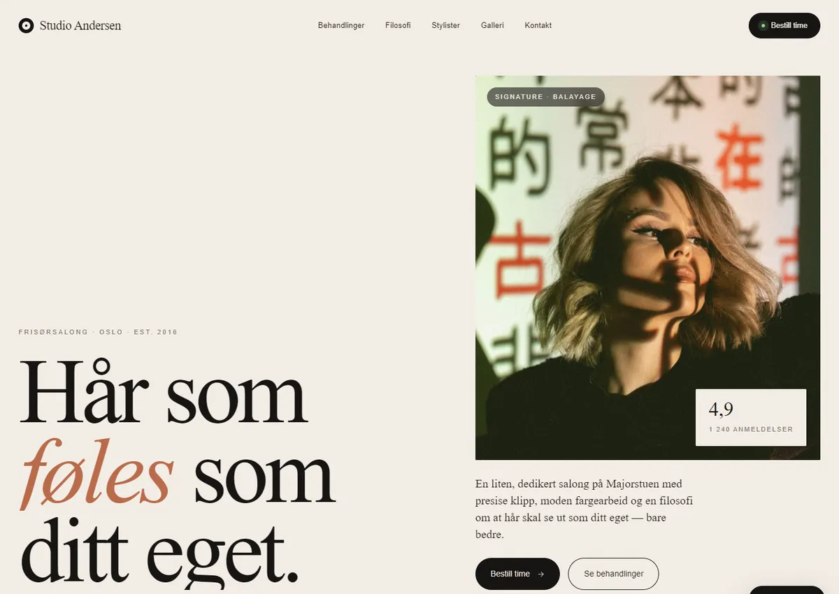 Designkonsept: Studio Andersen