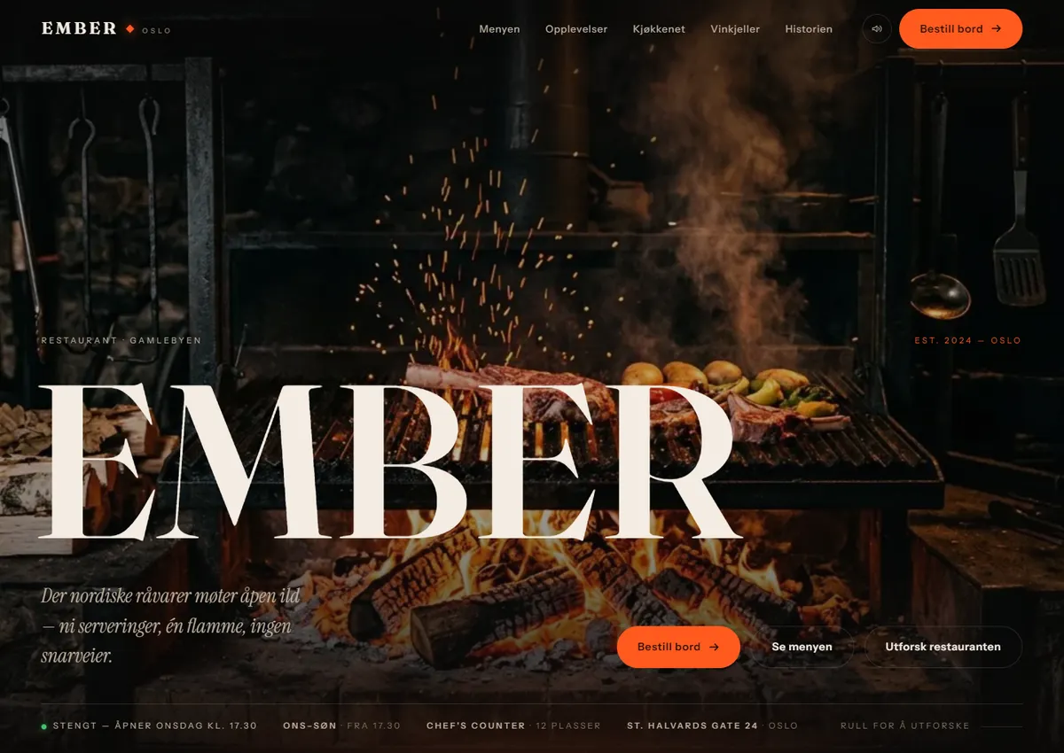 Designkonsept: EMBER Oslo