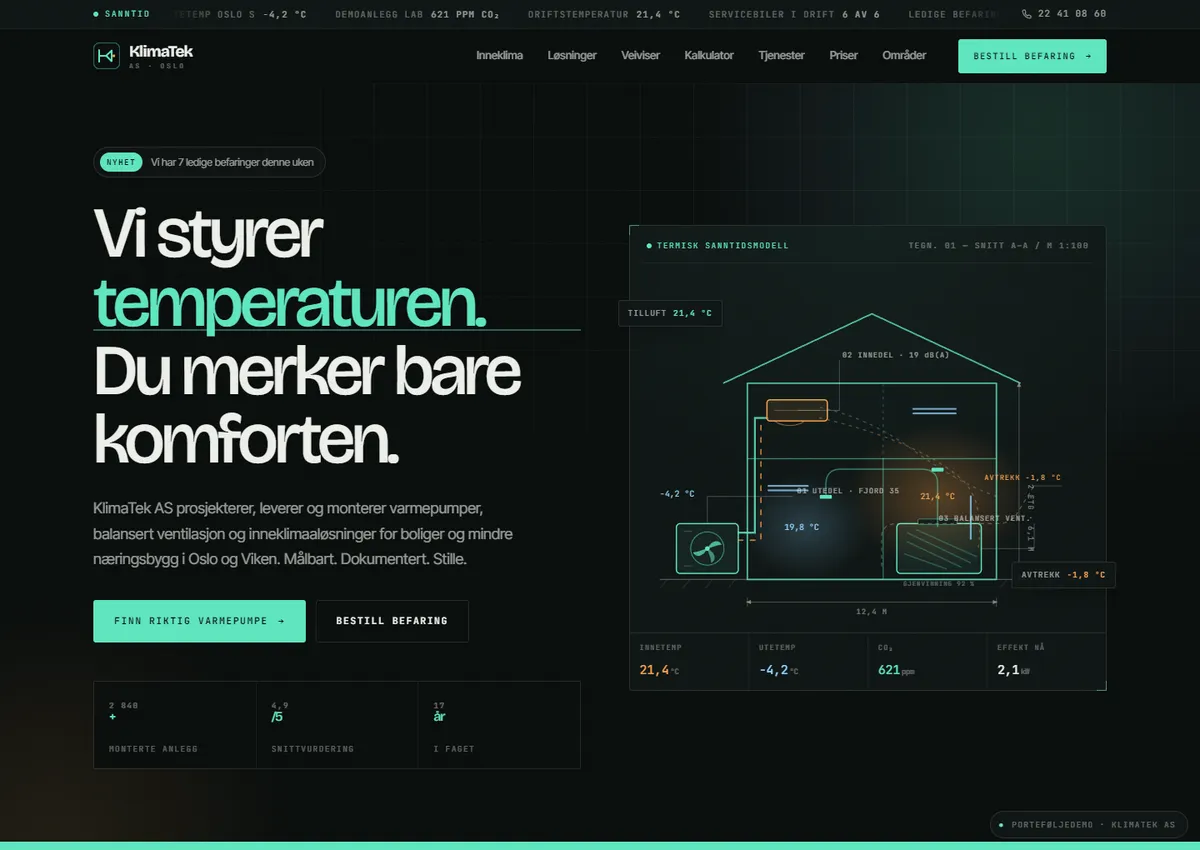 Forhåndsvisning av KlimaTek AS