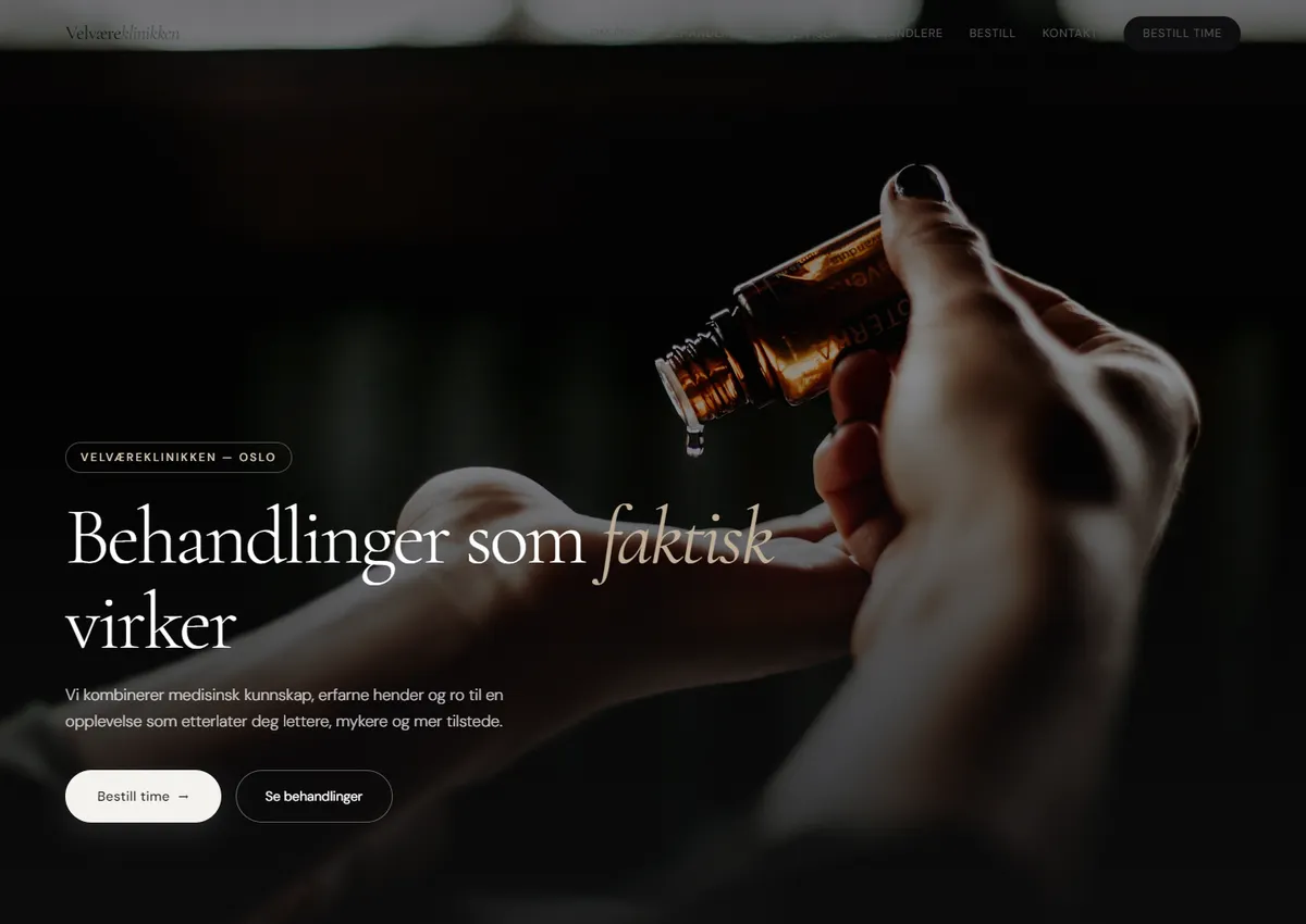 Designkonsept: Velværeklinikken